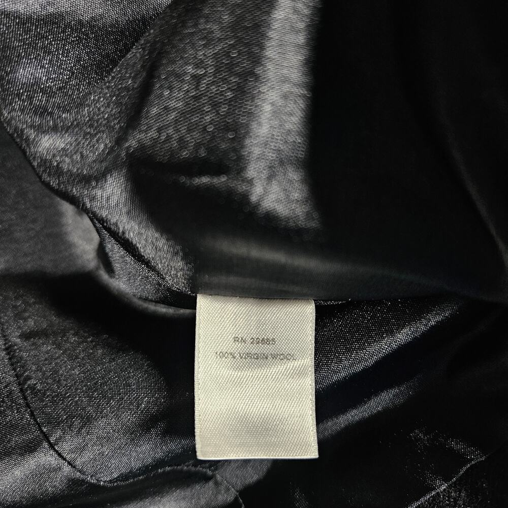Vintage Pendleton Wool Blazer Womens 8P Dark Gray Jacket Petite Career Old Money - Picture 5 of 14